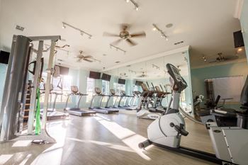 24-Hour Fitness Center with Cardio, Free Weights, and Spin Studio